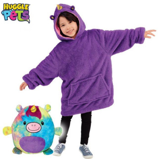 Дитячий плед толстовка халат з капюшоном Huggle PETS  (дропшиппінг) - Інтернет-магазин спільних покупок ToGether