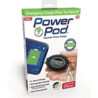 Брелок на телефон зарядний пристрій Power Pod  (дропшиппінг) - Інтернет-магазин спільних покупок ToGether