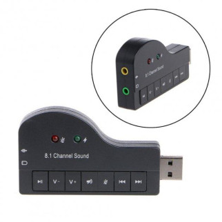 Звукова карта USB 8.1 Piano  (дропшиппінг) - Інтернет-магазин спільних покупок ToGether