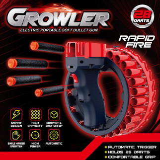 Іграшка кулемет Growler Electric Portable Soft Bullet  (дропшиппінг) - Інтернет-магазин спільних покупок ToGether