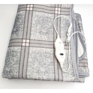Електропростирадло electric blanket 150*170 картате сіре  (дропшиппінг) - Інтернет-магазин спільних покупок ToGether