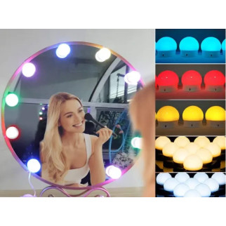 Підсвітка на дзеркало кольорова RGB-10 pcs 1790  (дропшиппінг) - Інтернет-магазин спільних покупок ToGether
