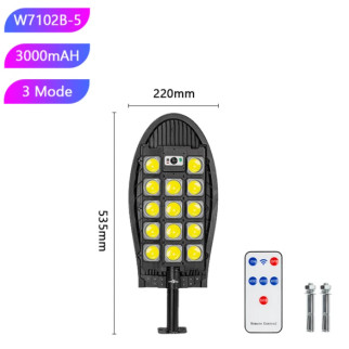 Вуличний ліхтар на стовп із сонячною панеллю W7102B-5  (дропшиппінг) - Інтернет-магазин спільних покупок ToGether