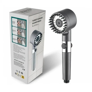 Масажна лійка з обертанням 360° Turbocharged shower head  (дропшиппінг) - Інтернет-магазин спільних покупок ToGether