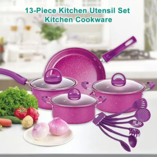 Набір кухонного посуду 13 предметів COOKWARE SET AND-13-20  (дропшиппінг) - Інтернет-магазин спільних покупок ToGether