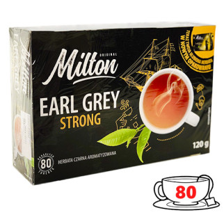 Чай чорний з бергамотом у пакетах Milton Earl Grey Strong (80 шт.), 120 г Польща - Інтернет-магазин спільних покупок ToGether