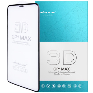 Захисне скло Nillkin (CP+ max 3D) (full glue) для Apple iPhone 11 Pro Max (6.5") / XS Max (6.5") Чорний - Інтернет-магазин спільних покупок ToGether