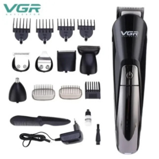 Професійна машинка для стриження волосся 6в1 VGR V-012 бездротовий тример для волосся бороди носа - Інтернет-магазин спільних покупок ToGether