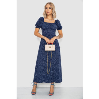 Сукня у горох, колір темно-синій, 177R060 - Інтернет-магазин спільних покупок ToGether