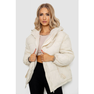 Куртка жіноча демісезонна, колір світло-бежевий, 244R2318 - Інтернет-магазин спільних покупок ToGether