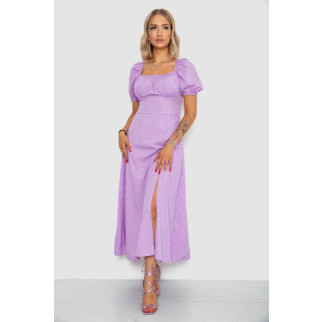 Сукня у горох, колір бузковий, 177R060 - Інтернет-магазин спільних покупок ToGether