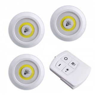Комплект LED світильників з пультом та таймером LED light with Remote Control Set (3 світильники) - Інтернет-магазин спільних покупок ToGether