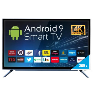 Телевізор LED SMART TV 32 дюйма 4K Wi-Fi з T2 Android 9 - Інтернет-магазин спільних покупок ToGether