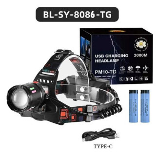Ліхтар налобний акумуляторний SY-8086-PM10-TG - Інтернет-магазин спільних покупок ToGether