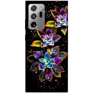 Чохол itsPrint Flowers on black для Samsung Galaxy Note 20 Ultra - Інтернет-магазин спільних покупок ToGether