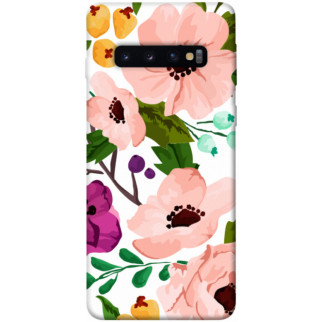 Чохол itsPrint Акварельні квіти для Samsung Galaxy S10 - Інтернет-магазин спільних покупок ToGether