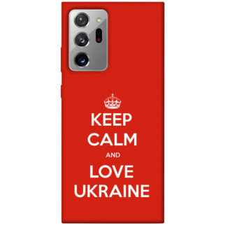 Чохол itsPrint Keep calm and love Ukraine для Samsung Galaxy Note 20 Ultra - Інтернет-магазин спільних покупок ToGether