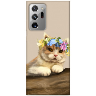 Чохол itsPrint Cat in flowers для Samsung Galaxy Note 20 Ultra - Інтернет-магазин спільних покупок ToGether