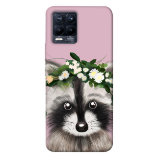 Чохол itsPrint Raccoon in flowers для Realme 8 - Інтернет-магазин спільних покупок ToGether