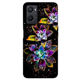 Чохол itsPrint Flowers on black для Oppo A96 - Інтернет-магазин спільних покупок ToGether