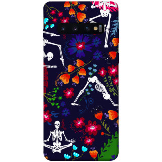Чохол itsPrint Yoga skeletons для Samsung Galaxy S10 - Інтернет-магазин спільних покупок ToGether