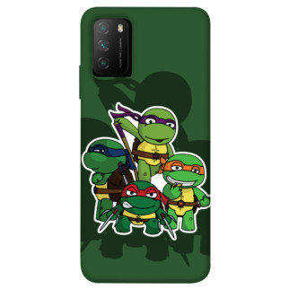 Чохол itsPrint Green turtles для Xiaomi Poco M3 - Інтернет-магазин спільних покупок ToGether