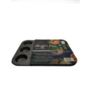 Форма для випікання кексів Krauzer KR-78201 35х26,5х3 см чорна - Інтернет-магазин спільних покупок ToGether