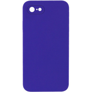 Чохол Silicone Case Square Full Camera Protective (AA) для Apple iPhone 7 / 8 / SE (2020) (4.7") Фіолетовий / Ultra Violet - Інтернет-магазин спільних покупок ToGether