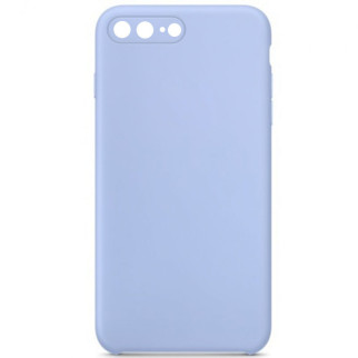 Чохол Silicone Case Square Full Camera Protective (AA) для Apple iPhone 7 plus / 8 plus (5.5") Блакитний / Lilac Blue - Інтернет-магазин спільних покупок ToGether