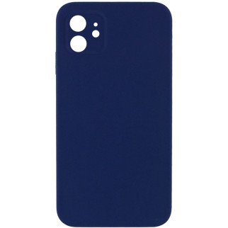 Чохол Silicone Case Square Full Camera Protective (AA) для Apple iPhone 11 (6.1") Темно-синій / Midnight blue - Інтернет-магазин спільних покупок ToGether