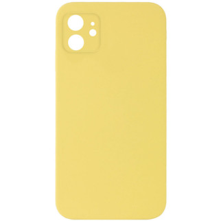 Чохол Silicone Case Square Full Camera Protective (AA) для Apple iPhone 11 (6.1") Жовтий / Canary Yellow - Інтернет-магазин спільних покупок ToGether