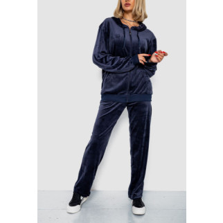 Спорт костюм жіночий велюровий, колір темно-синій, 244R9110 - Інтернет-магазин спільних покупок ToGether