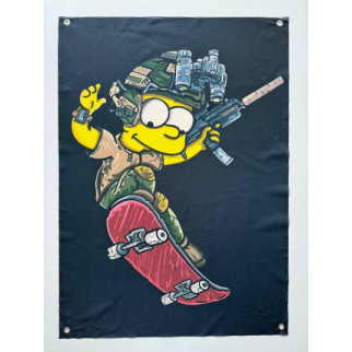 Банер Барт Сімпсон 600х900 мм - Інтернет-магазин спільних покупок ToGether