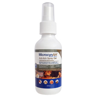 Спрей Microcyn Anti-Itch Spray Gel з диметиконом проти зуда шкіри для всіх видів тварин 120 мл - Інтернет-магазин спільних покупок ToGether
