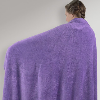 Плед-покривало мікрофібра фіолетовий 180х205 - Інтернет-магазин спільних покупок ToGether