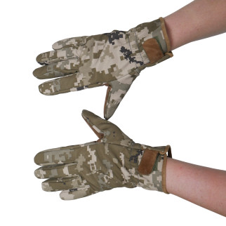Тактичні зимові рукавиці Softshell піксель S - Інтернет-магазин спільних покупок ToGether
