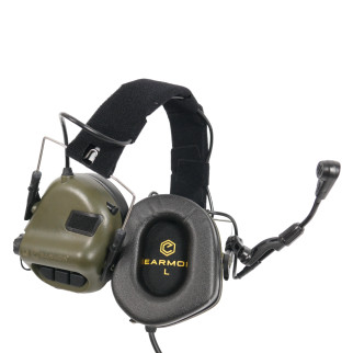 Тактичні навушники EARMOR M32 з універсальним кріпленням Олива - Інтернет-магазин спільних покупок ToGether