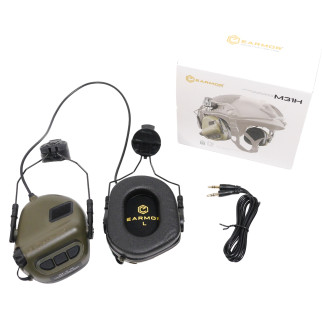 Тактичні навушники EARMOR M31Н з кріпленням Олива - Інтернет-магазин спільних покупок ToGether
