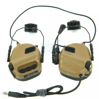 Тактичні навушники EARMOR M32Н Coyote з кріпленням - Інтернет-магазин спільних покупок ToGether