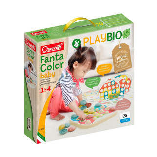 Набір серії "Play Bio" - ДЛЯ ЗАНЯТЬ МОЗАЇКОЮ FANTACOLOR BABY (великі фішки (21 шт.) + дошка) - Інтернет-магазин спільних покупок ToGether