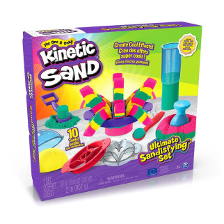 Набір піску для дитячої творчості - KINETIC SAND КОЛЬОРОВІ ПРИГОДИ (3 кольори, 907 g, аксес.) - Інтернет-магазин спільних покупок ToGether