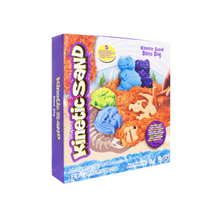 Набір піску для дитячої творчості - KINETIC SAND DINO (блакитний, коричневий, аксесуари, 340 г) - Інтернет-магазин спільних покупок ToGether