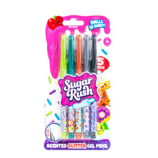 Набір ароматних гелевих ручок серії "Sugar Rush" - ЯСКРАВИЙ БЛИСК (5 шт.) - Інтернет-магазин спільних покупок ToGether
