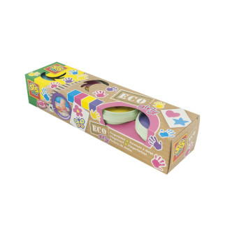 Пальчикові фарби серії "Еко" - ЮНІ ХУДОЖНИЦІ (4 кольори, у пластикових баночках) - Інтернет-магазин спільних покупок ToGether