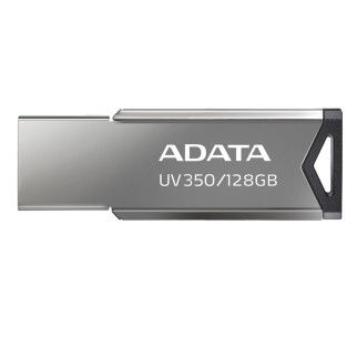 Flash A-DATA USB 3.2 UV 350 128Gb Silver (AUV350-128G-RBK) - Інтернет-магазин спільних покупок ToGether