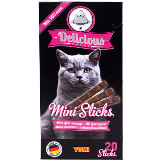Ласощі для котів Tomi Delicious Mini Sticks Liver Sausage зі смаком печінки 40 гр - Інтернет-магазин спільних покупок ToGether
