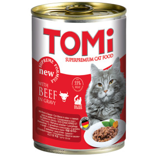 Корм TOMi Beef вологий для котів з яловичиною 400 гр - Інтернет-магазин спільних покупок ToGether