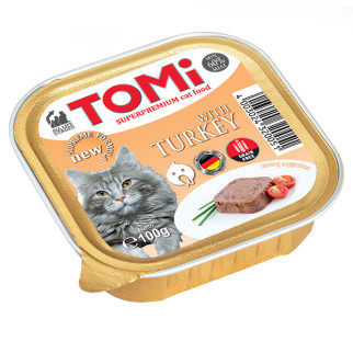 Корм TOMi Turkey вологий з індичкою для котів 100 гр - Інтернет-магазин спільних покупок ToGether