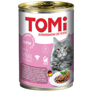 Корм TOMi Veal вологий для котів з телятиною 400 гр - Інтернет-магазин спільних покупок ToGether