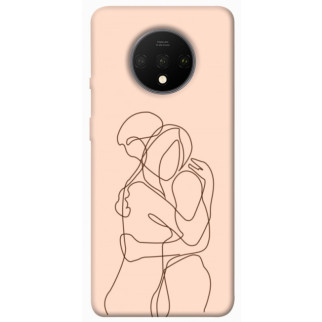 Чохол itsPrint Couple line для OnePlus 7T - Інтернет-магазин спільних покупок ToGether